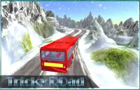 雪の丘バスドライブ3D Screen Shot 0