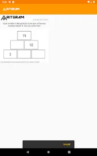 Aritgram - Pyramid Sums Cross Math Puzzle Screen Shot 9