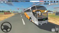 시내 버스 시뮬레이터 경주 및 운전 학교-새로운 게임 Screen Shot 0