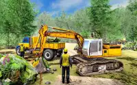 Excavator Berat Crane 3D - Truk Konstruksi Kota Screen Shot 5