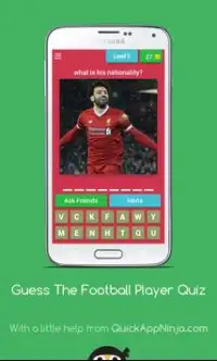 Guess The Football Player Quiz Screen Shot 3