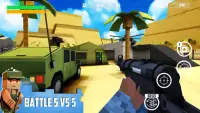 Block Gun: FPS Jeux de guerre gratuit en ligne Screen Shot 0