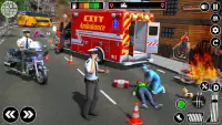 911 Ambulance Rescue City Sim Screen Shot 0