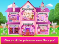 Princess Doll House Cleanup & Decoration Games Screen Shot 1