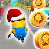 Subway Mini-on's Runner: 3D Banana Rush Game