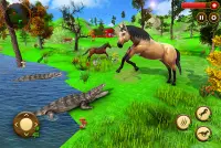 Wild pferd Simulator Spiele 3D Screen Shot 11