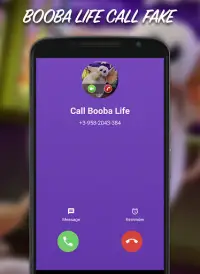 Booba Life Call Fake And Chat Screen Shot 2