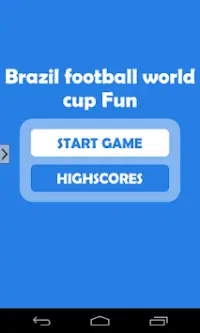 Brazil Football World Cup Fun Screen Shot 0