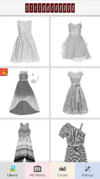 Girls Dresses - Pixel Art Screen Shot 2