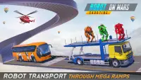 화성 전투: 버스 로봇 게임 Screen Shot 7