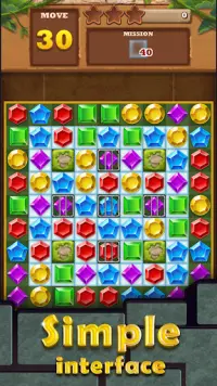 Jungle Adventure Blast: Free Match 3 Gem Puzzle Screen Shot 1