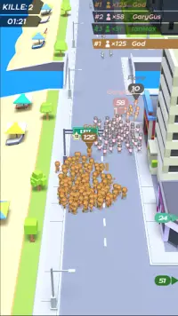 City Run-3D Crowd Games Screen Shot 4