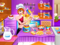 बेकरी शॉप: केक कुकिंग गेम Screen Shot 4
