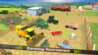 Fazenda Trator Ceifeira & Semeadura Simulador 3d Screen Shot 2
