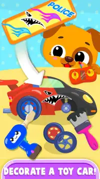 Cute & Tiny Toys - Doll, Dino, Car, Bear & Robot Screen Shot 4