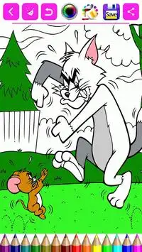 Tom and Jerry coloring Screen Shot 5