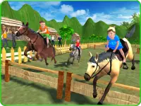 Kids Mountain Horse Rider Race Screen Shot 7
