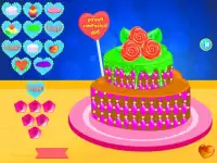 ケーキの装飾ゲーム Screen Shot 1