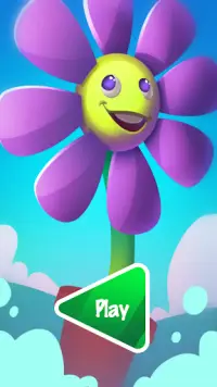 Mutlu Küçük Çiçek: Çizgi çizin Fizik Bulmaca Screen Shot 0