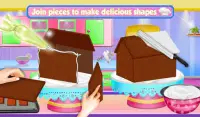 Ginger Bread House Cake Girls Cooking Game Screen Shot 12