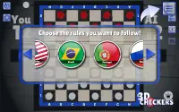 Checkers 3D Board Game Screen Shot 10