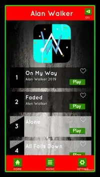 Alan Walker Piano Game Screen Shot 0
