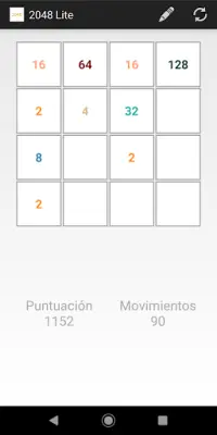 2048 Lite Screen Shot 0