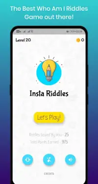 Insta Riddles - Best Who Am I Riddles Game! Screen Shot 0