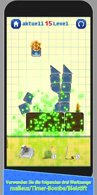 Brain Power Puzzle: Burning Up Physics Drop Puzzle Screen Shot 1