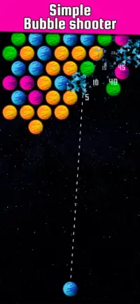 Planetz: Bubble Shooter - นักกีฬาฟอง Screen Shot 3