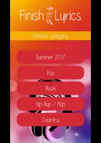 Finish The Lyrics - Free Music Quiz App Screen Shot 12