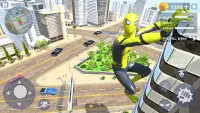 Flying Spider Rope Hero - Gangster Crime City Screen Shot 3