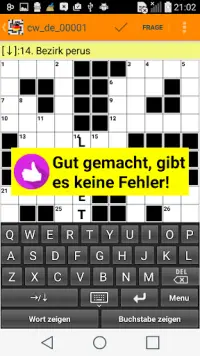 German Crossword Puzzles Free Screen Shot 4
