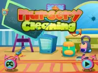 Nursery cleaning girls games Screen Shot 0
