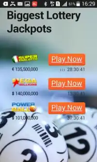 Lucky Numbers Generator: Biggest Lottery Jackpots Screen Shot 4