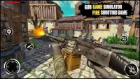 Gun spel simulator: schieten games Oorlog spellen Screen Shot 2