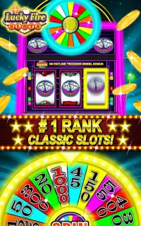Mesin slot - mesin slot kasino Lucky Fire™ percuma Screen Shot 0