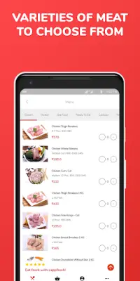 Raw Chicken, Mutton, SeaFood, Meat Ordering App Screen Shot 2
