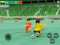 Blocky Soccer Leagues 2018: Cubic Football Stars Screen Shot 5