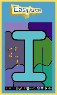 Раскраска для детей - алфавит Screen Shot 5