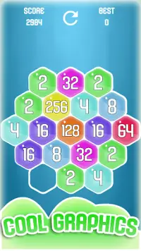 2048 Hexa Number Merge Puzzle Screen Shot 4