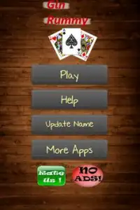 Gin Rummy Screen Shot 1