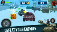 戦争戦車シューティングゲーム3D Screen Shot 1