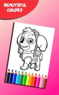 How to color paw patrol -coloring game- Screen Shot 1