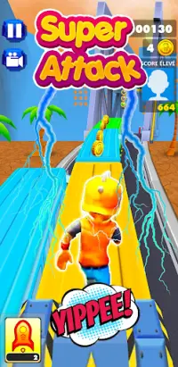 Subway Boboiboy With Ninja 3D Screen Shot 2