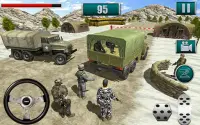 हमें सैन्य ट्रक ड्राइविंग: सेना ट्रक ड्राइव खेल Screen Shot 2