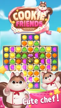 New Sweet Cookie Friends2020: Puzzle World Screen Shot 2