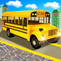 Przejazd autobusem szkolnym 3D