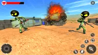 Stickman Army Fps Shooter - Stickman Counter Game Screen Shot 2