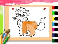أطفال لون الحيوان ورسم متعة Screen Shot 7